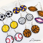 スポーツ応援ピアス or イヤリング