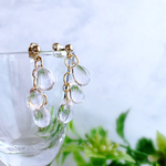 朝露 しずくピアス/イヤリング