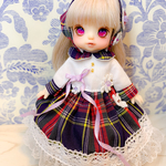 オビツ11サイズ服ギンガムチェックセット②