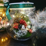 クリスマス*光るサンタワールド*★シャンパンカラーライト