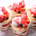 【受注製作】ベリーパンケーキバッグチャーム