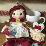 カントリードール（イエロー）ちびうさちゃん付き