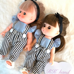 【送料込み】ストライプサロペット♡メルちゃん　ソランちゃん 服　サロペット