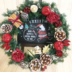 幸せのクリスマスリース☆プリザーブド L