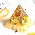 太陽のエナジー・オルゴナイト（シトリン＆オレンジカルサイト）