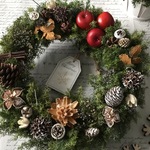  * Red apple natural wreath * クリスマスリース 🌿