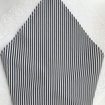 S様ご依頼品　ストライプ×パープル三角巾