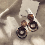 brown hoop　ピアス／イヤリング