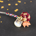 亥とねこの開運ストラップ