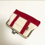 [rubuーribu様専用] 【トートバッグ風】 がま口財布 (レッド)赤 クリスマス♪