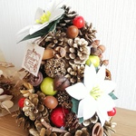送料無料！ 木の実のクリスマスツリー