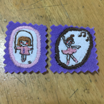 n様受注品    手刺繍ほのぼのあっぷりけ