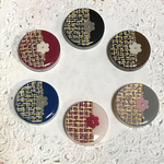 選べる6カラー☆ツイード柄のflowerブローチ