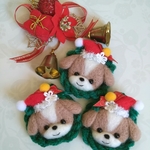 【ご依頼品】🎄シーズーちゃん☆ブローチ