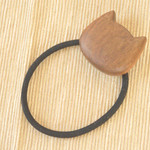 walnut‐catヘアゴム