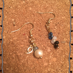 #9チャーム ピアス