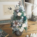 Arbre de  Noël＜French chic＞＊受注制作＊クリスマスツリー＊アレンジメント＊プリザーブドフラワー＊ 花＊冬の贈りもの準備＊2018