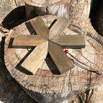 ☆オリジナル☆アスタリスク鍋敷き☆キャンプ☆アウトドア