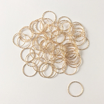 【送料無料】デザイン丸カン＊20mm＊50個