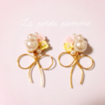 フラワーブーケ✻ピアス