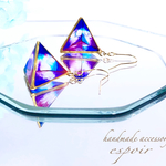 レジンピアス ステンドグラス