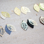 葉っぱの　カラフル　ピアス　or イヤリング