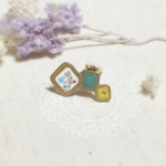 【受注制作】スクエアリングのイヤーカフ①