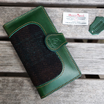 「限定」ハリスツイード & クッションケース「SH03」Harris Tweed Green色