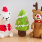 【 送料無料】クリスマスだよ♪くまさんのサンタとトナカイ