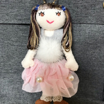marikoさまご予約品＊ファッションドールバックチャーム（ホワイトファーボール）