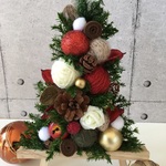 【再再再販】★新作2018ver.★クリスマス　スタンド型　あったかcuteなXmasツリー❤赤ver.