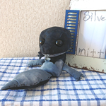 ヒョウモントカゲモドキぬいぐるみ（ブラックパール）