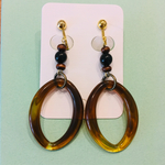 Autumn &winter べっ甲フープイヤリングorピアス