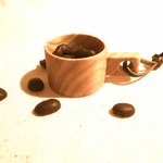 【受注制作】森のクマさんカフェから Wood コーヒーメジャー