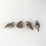 文鳥のブローチ
