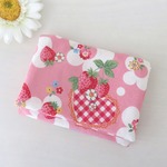 New*移動ポケット*イチゴ*ハート*ピンク水玉*ポケットティッシュケース