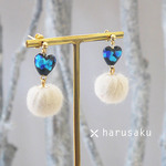 雪の舞うピアス＆イヤリング