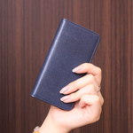 ▲ SALE▼  本革iPhoneケース BAREKI　ネイビー