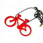 【赤い自転車】　ネックレス