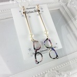 【再販】マーブル&めがね【イヤリング・ピアス】
