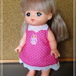 メルちゃんのお洋服 *ノースリーブワンピース・うさぎ*