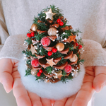 松ぼっくりの星降るクリスマスツリー★2018Mサイズ