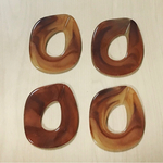 BROWN MARBLE BIG CHAIN PARTS