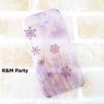 スノーフレーク柄スマホケース★iPhoneSE/iPhoneXS/iPhone8/iPhoneX/iPhoneXSMax/iPhone7Plus/iPhone8Plus/iPhoneXR