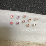 大人気 カラー 樹脂 ピアス スワロフスキー ベージュ