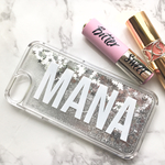 【♡×300】名入れ iPhoneグリッターケース
