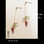 New!!!◆colorful drop glass pierce◆　2018a/w限定商品~ジュエリー仕様~