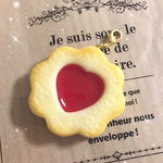 シンプル いちごジャムクッキーチャーム♡