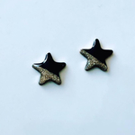 キラキラバイカラーの星型ピアス/イヤリング