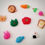 カエルとおはなのピアスorイヤリング